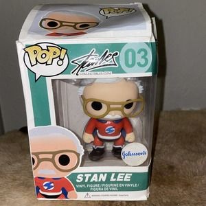 Funko Pop! Stan Lee #03 Superhero Red Suit Comikaze Exclusive Vinyl Figure